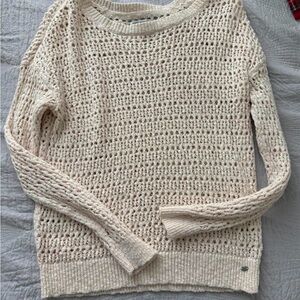 American Eagle Outfitters Women's Beige Knit Sweater